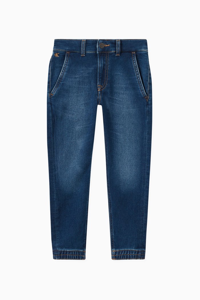 CK Jogger Jeans in Denim, Blue
