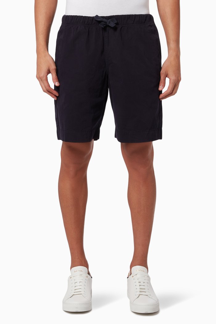 

Shorts in Cotton Twill, Blue