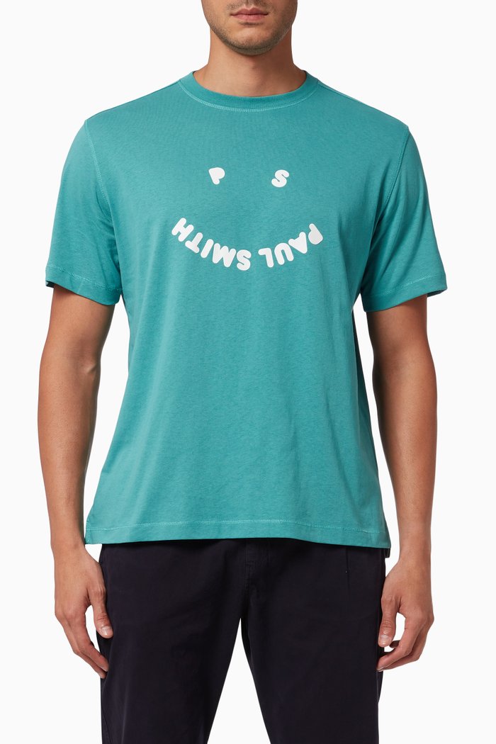 

Happy T-shirt in Organic Cotton Jersey, Green