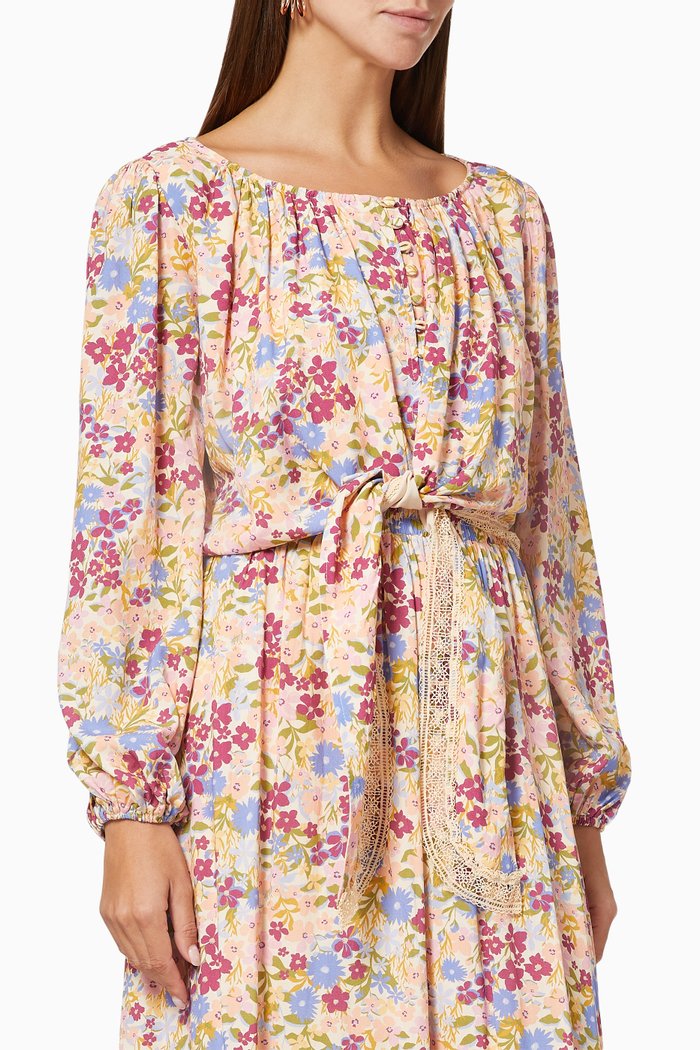

Mia Crop Top in Viscose, Pink