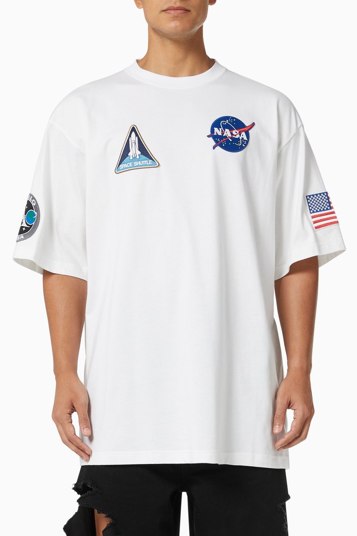 

Nasa Space T-shirt in Vintage Jersey, White