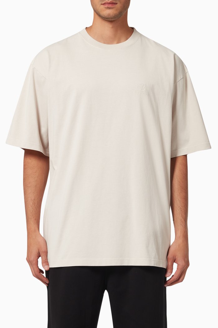 

Resort Large Fit T-shirt in Organic Light Jersey, Grey