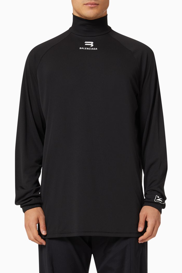 

Sporty B Bike Top in Technical Jersey, Black