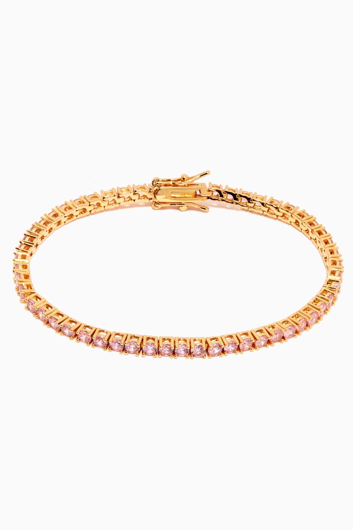 

Serena Bracelet in 18kt Gold Plating, Pink