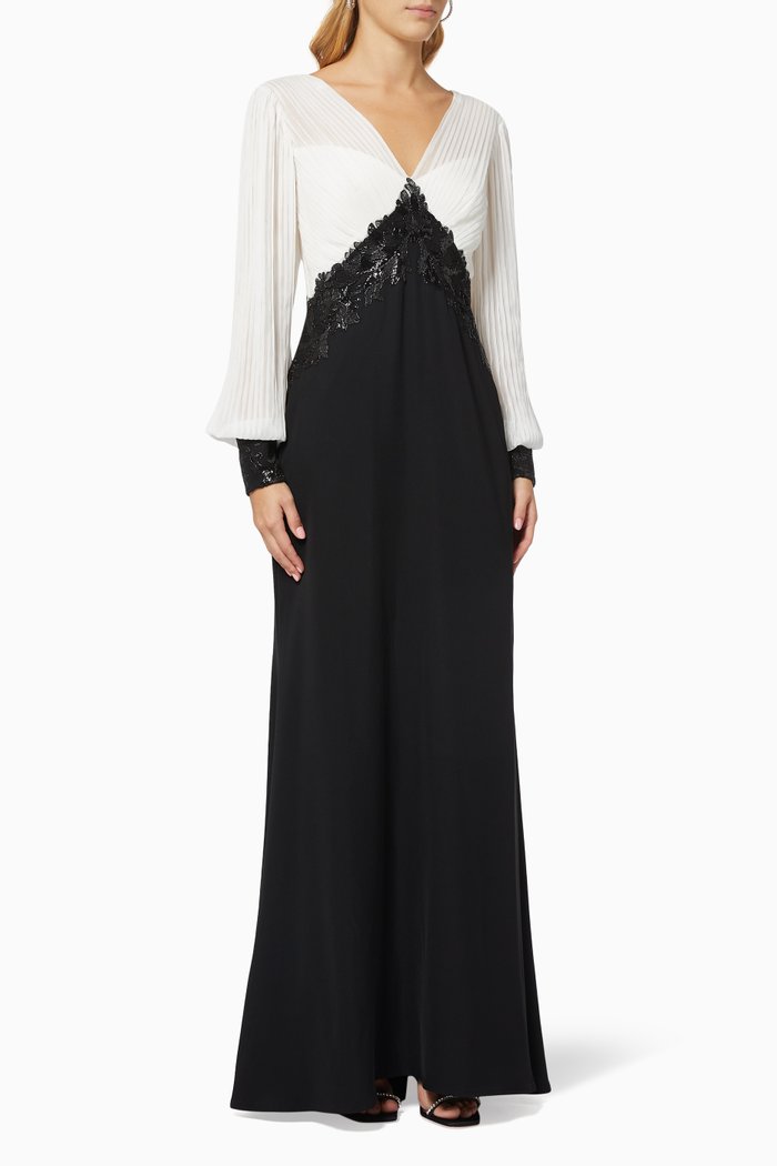 

Sahn Gown in Chiffon, White