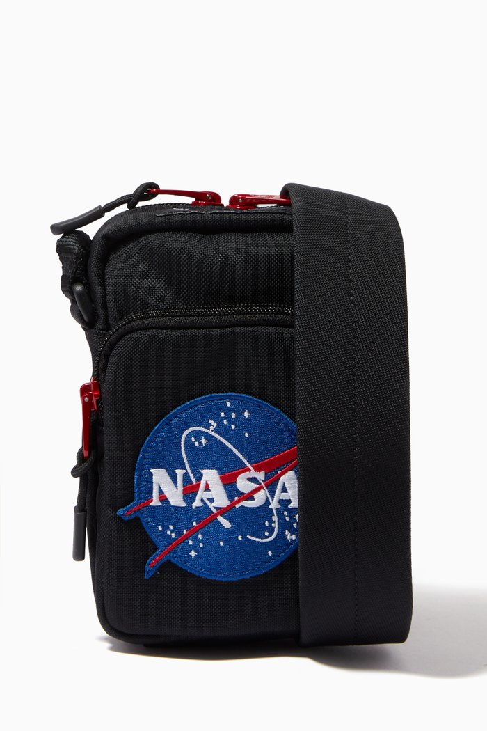 Nasa Space Phone Holder in Recycled Nylon, Black