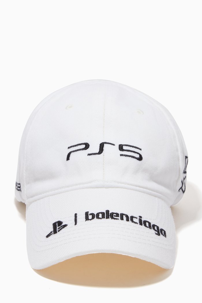 Ps5 Cap in Cotton, White
