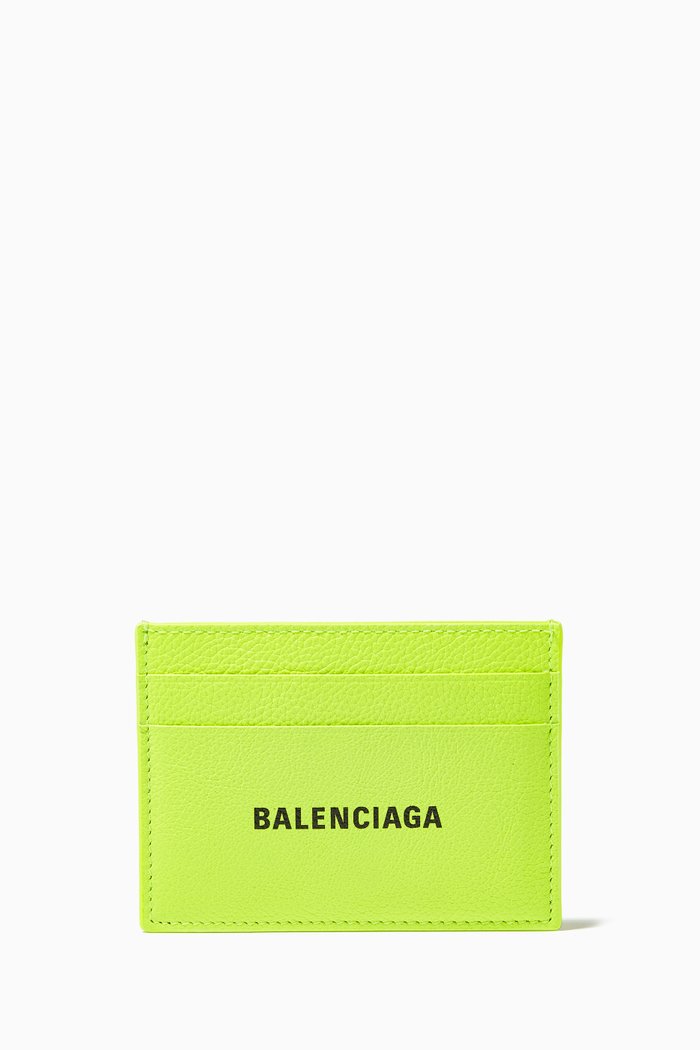 

Cash Cardholder in Grained Calfskin, Yellow