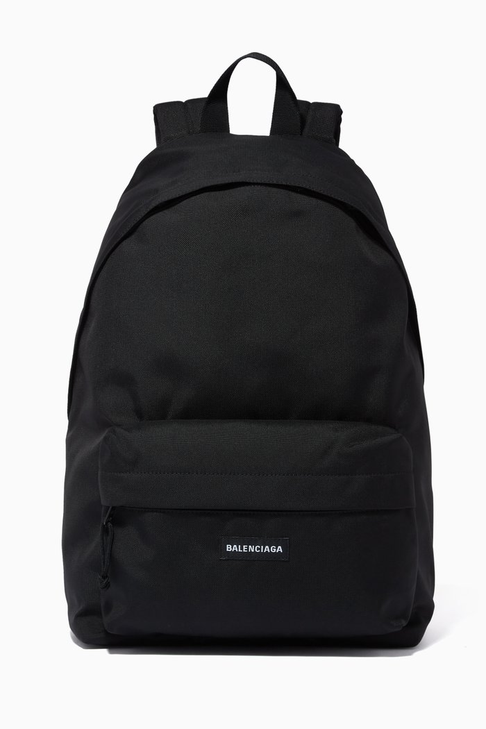Explorer Backpack in Recycled Nylon, Black