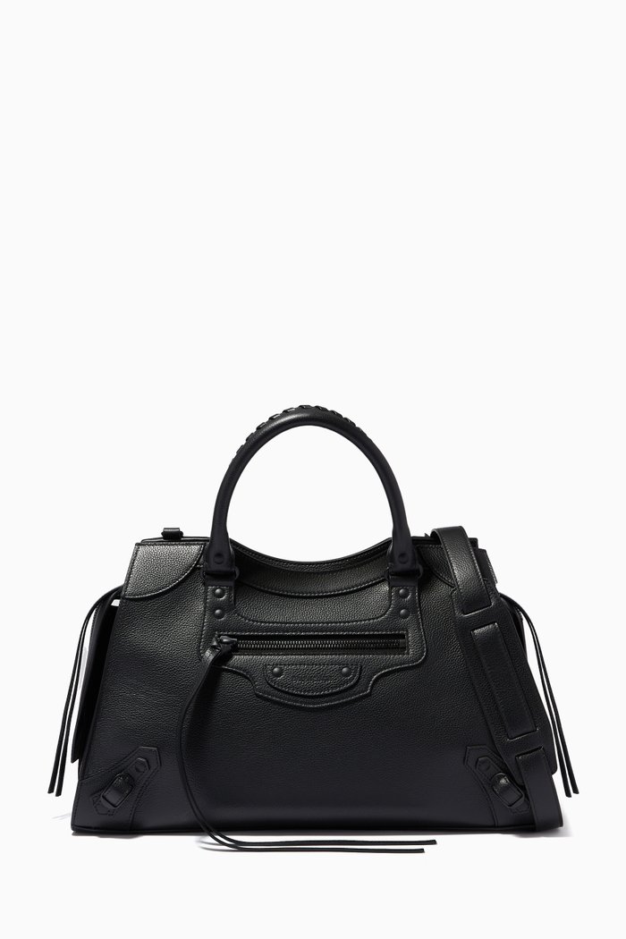 

Neo Classic City Bag in Grained Calfskin, Black