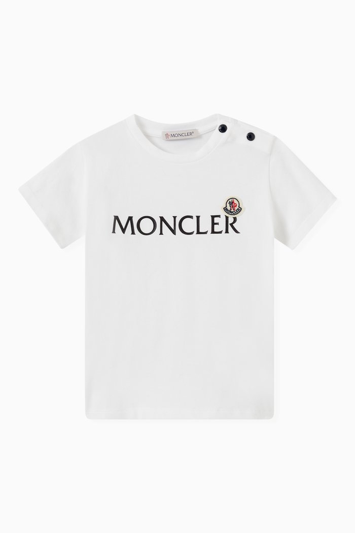 

Logo Print T-shirt in Stretch Cotton, Red