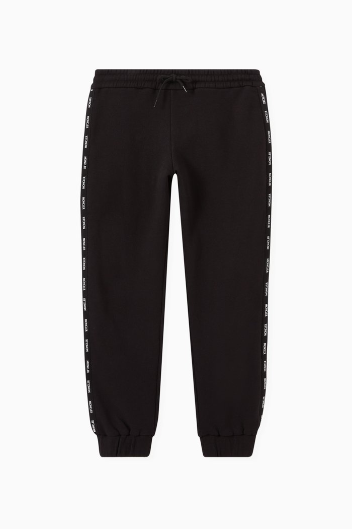 

Logo Tape Sweatpants in Cotton, Black