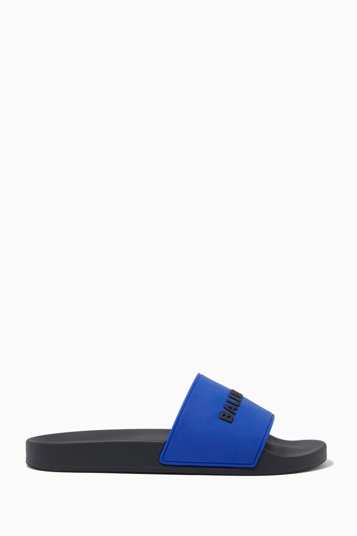 

Logo Pool Slides in Rubber, Blue