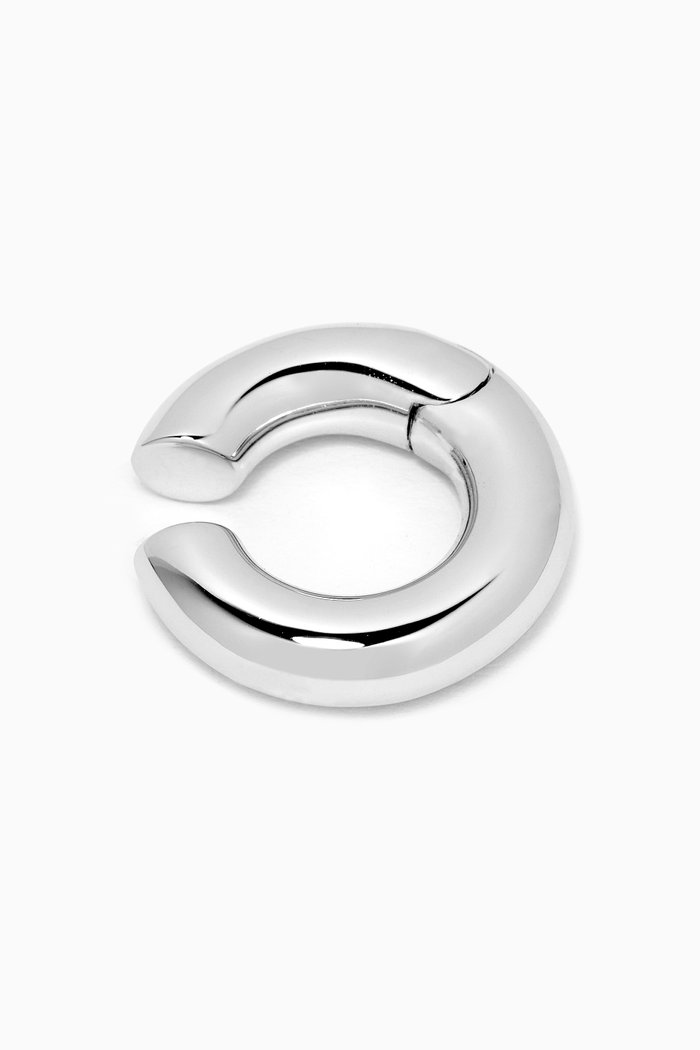 

Amalfi Single Ear Cuff in Silver-plated Brass