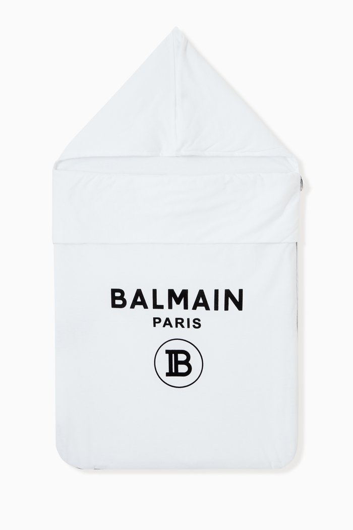 

Balmain Sleeping Bag in Cotton, White