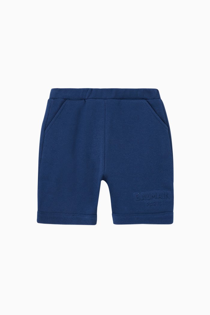 

Debossed Logo Shorts in Fleece, Blue