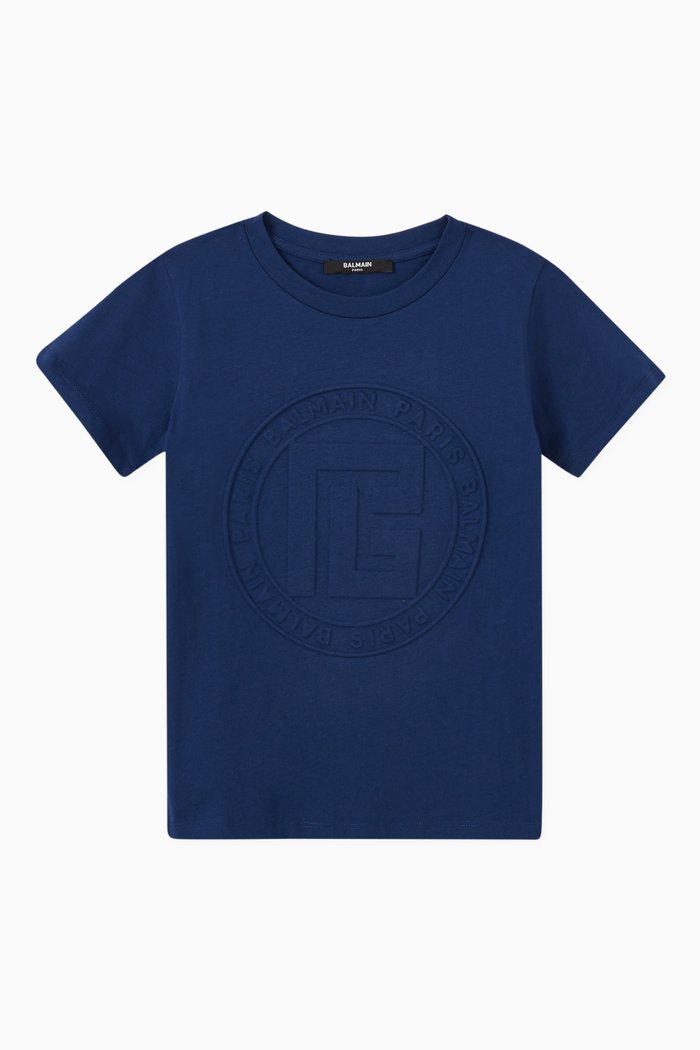 

Logo T-shirt in Cotton Jersey, Blue