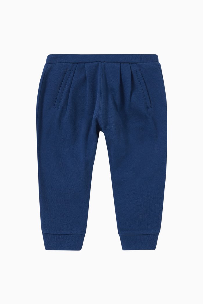 

Debossed Logo Track Pants in Fleece, Blue