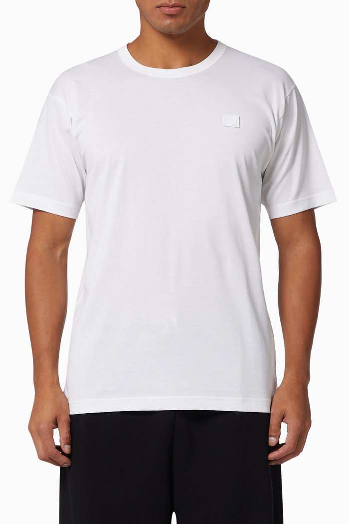 

Nash Face T-shirt in Organic Cotton Jersey, White