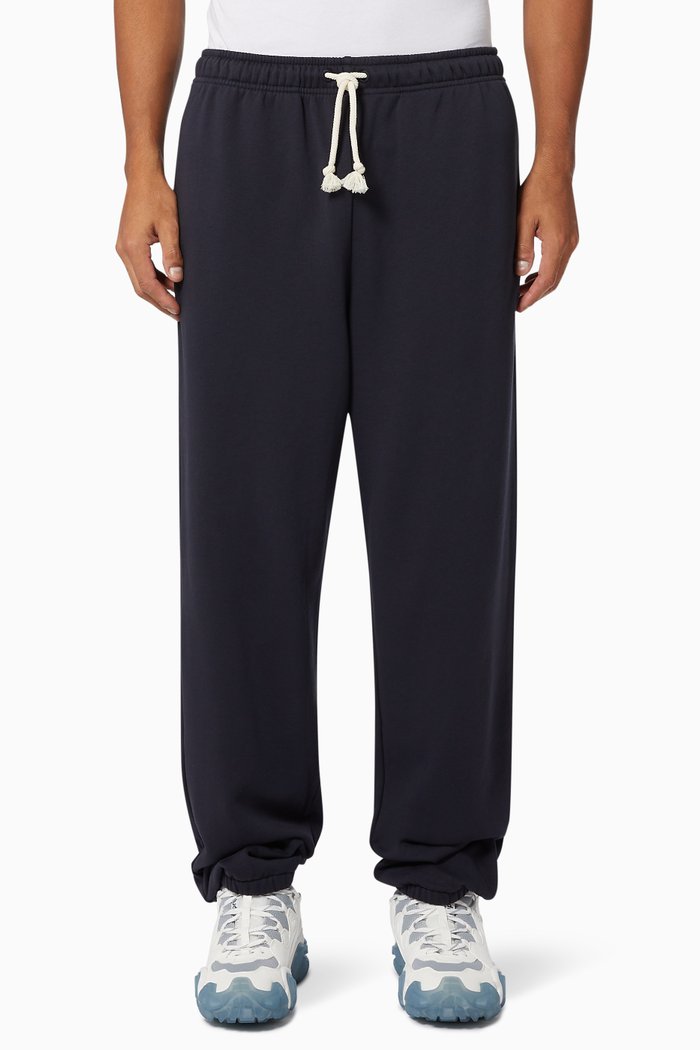 

Frack Face Sweatpants in Organic Cotton Fleece, Blue