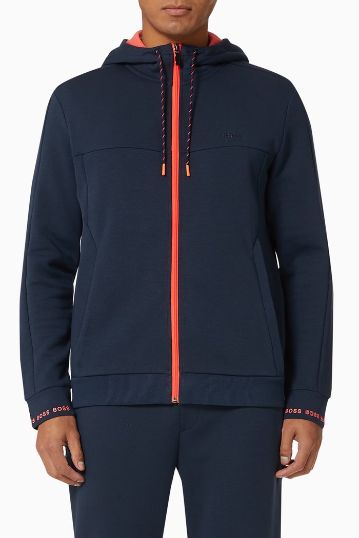 

Saggy 1 Hooded Sweatshirt in Jersey, Blue