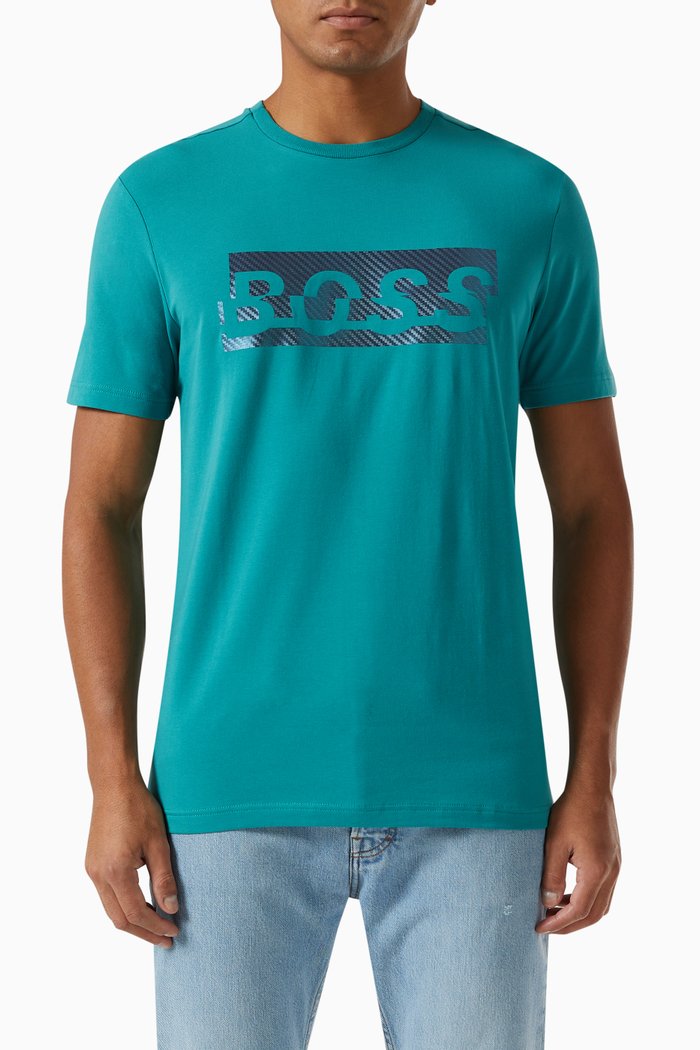 

Tee 4 T-shirt in Cotton Jersey, Blue