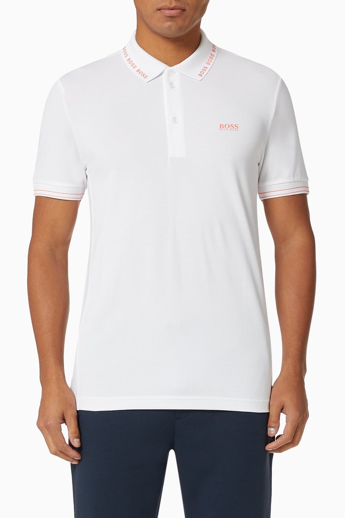 

Paule Polo Shirt in Cotton Blend, White