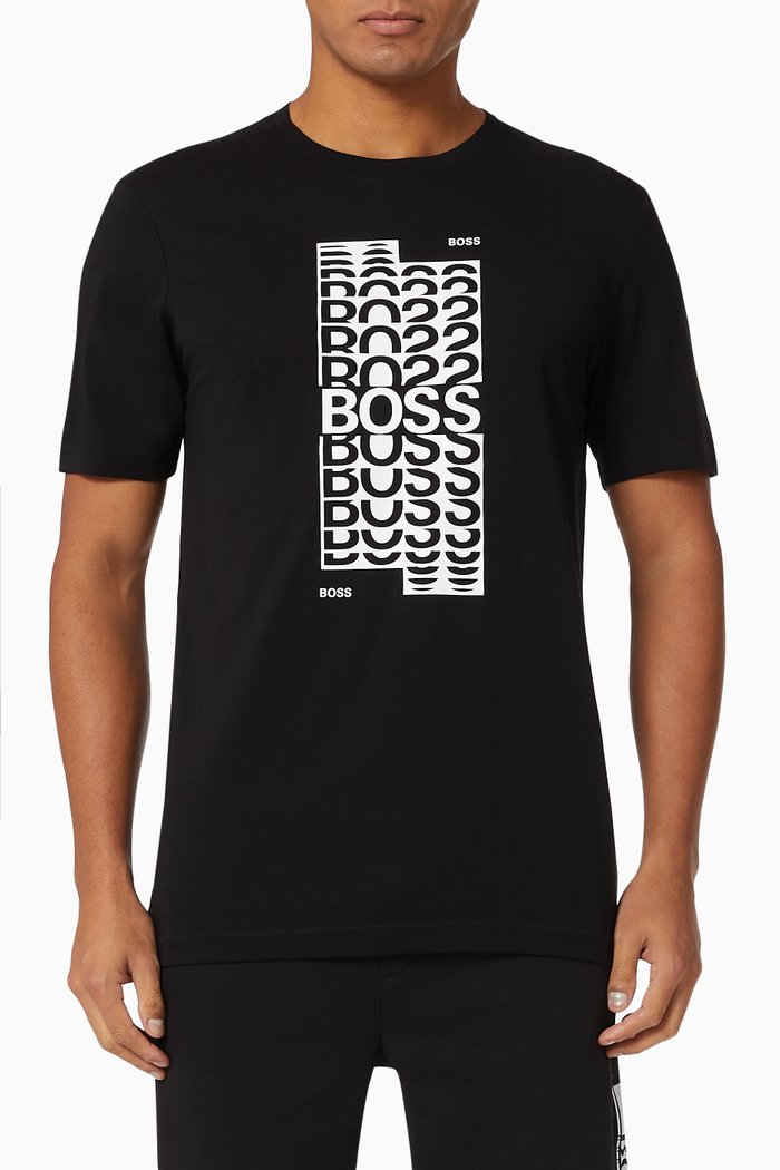 

Tee 1 T-shirt in Cotton, Black