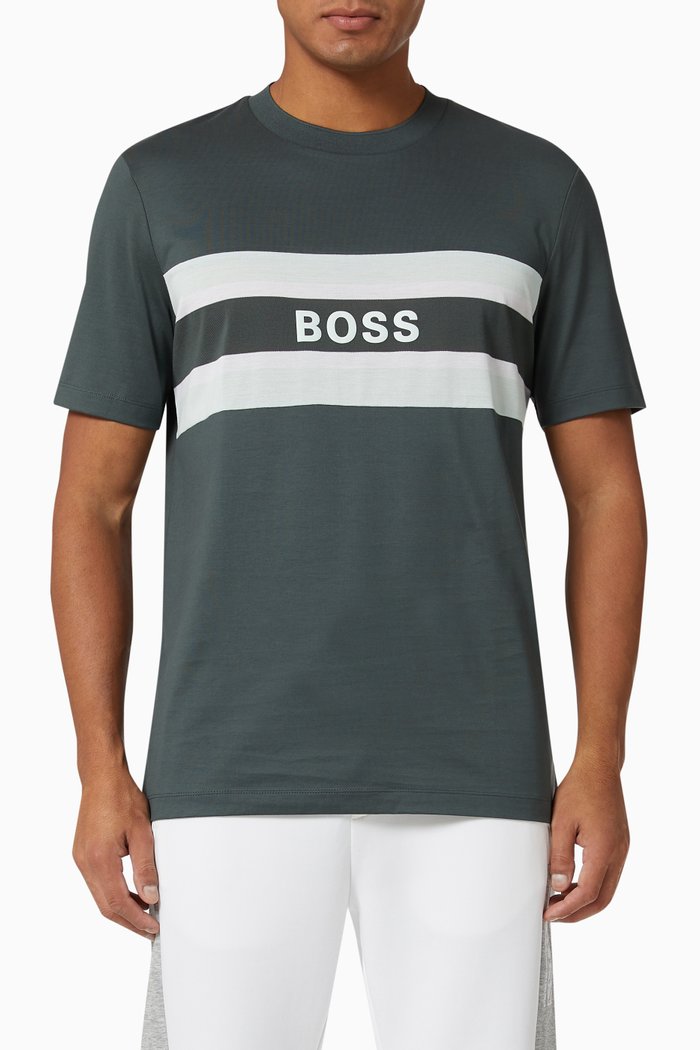 

Tiburt 123 T-shirt in Mercerised Cotton, Green