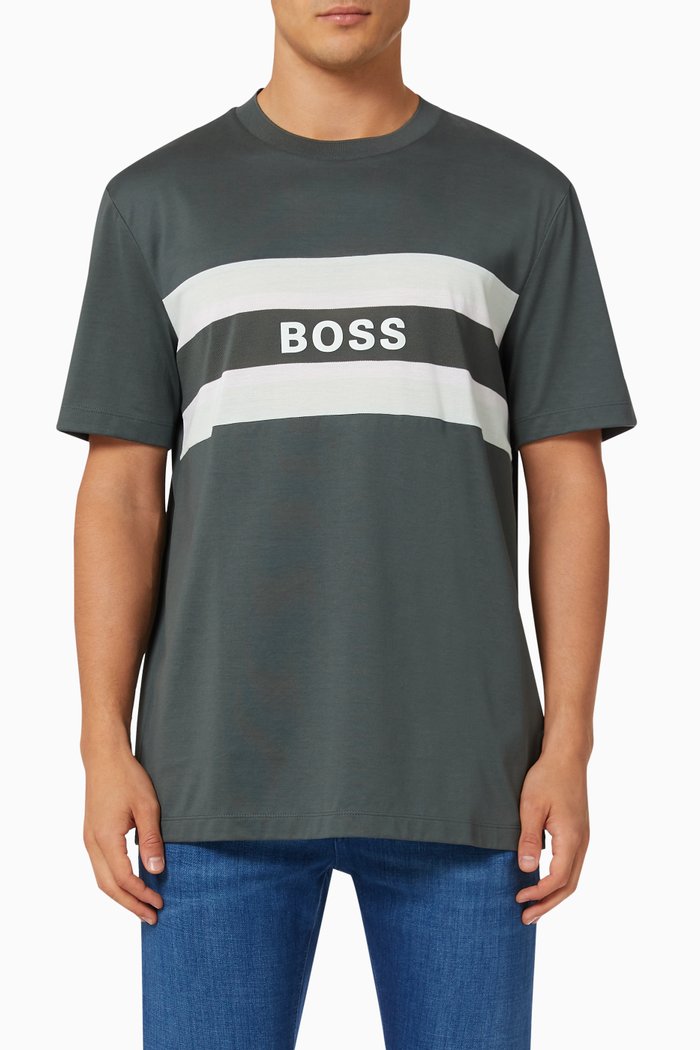 

Tiburt 123 T-shirt in Mercerised Cotton, Green