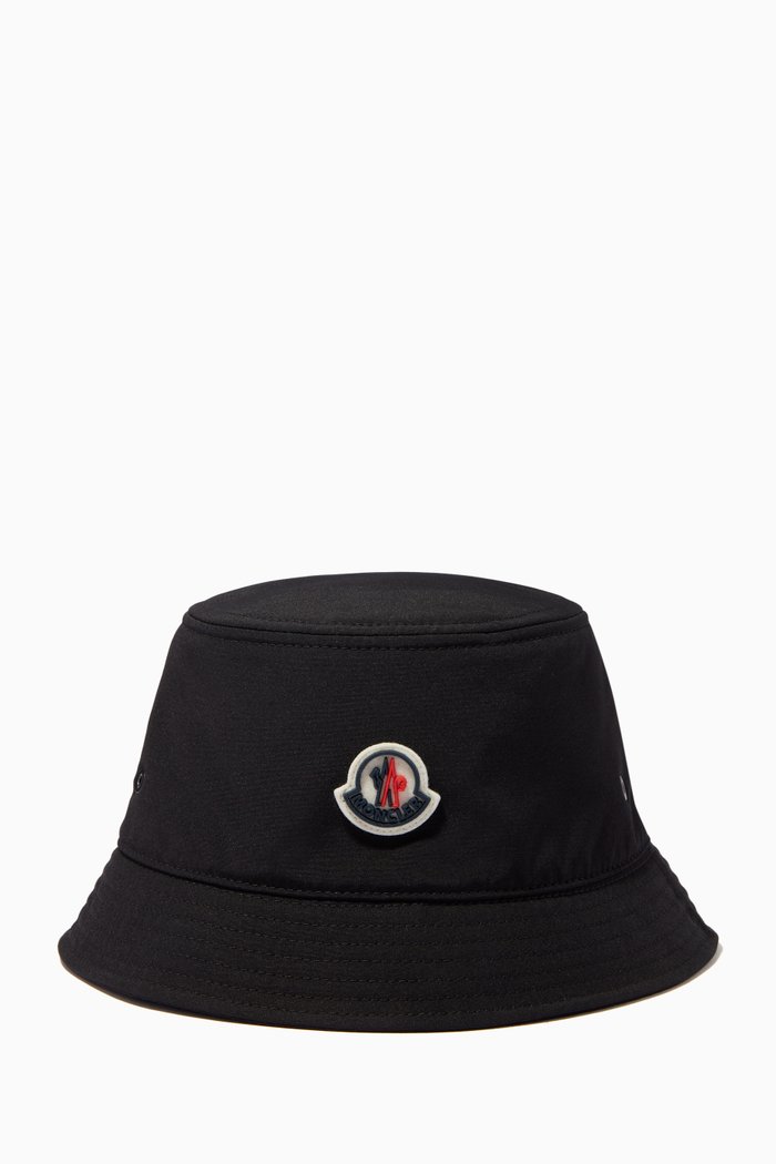

Logo Patch Bucket Hat, Black