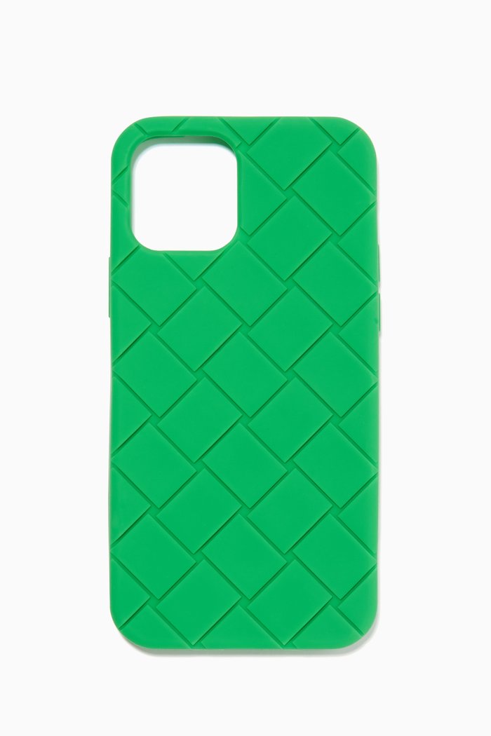 

iPhone 12 Pro Case in 3D Intarsio Rubber, Green