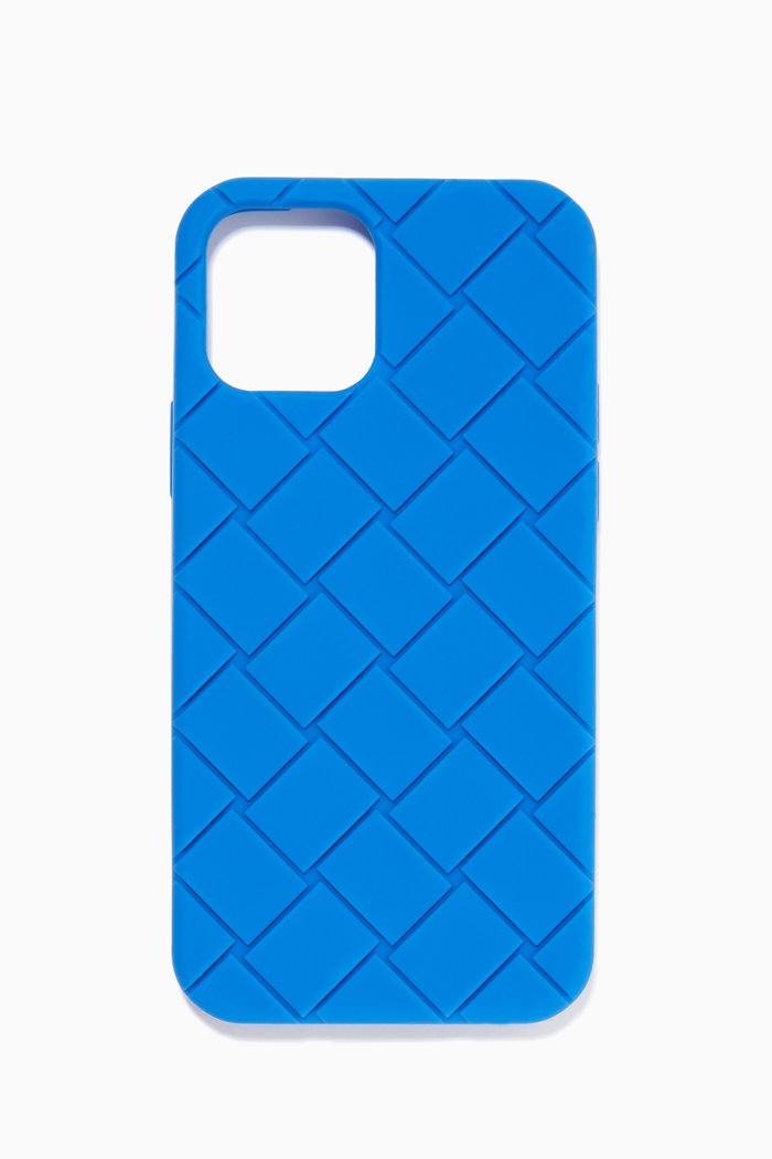 

iPhone 12 Pro Case in 3D Intarsio Rubber, Blue