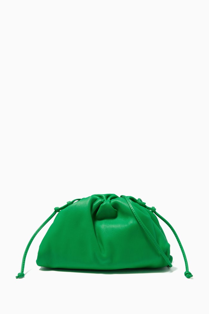 

The Mini Pouch in Nappa Calfskin, Green