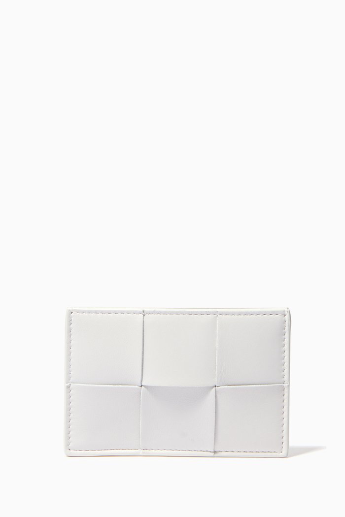 

Card Case in Intrecciato Nappa, White