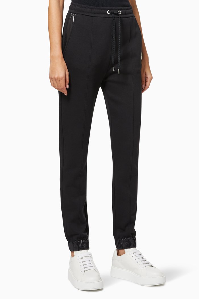 

Logo Sweatpants in Cotton Blend, Black