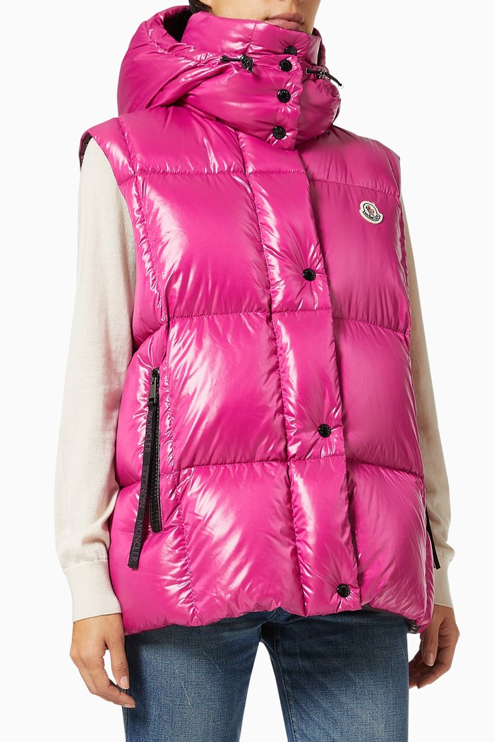 

Luzule Vest in Padded Nylon, Pink