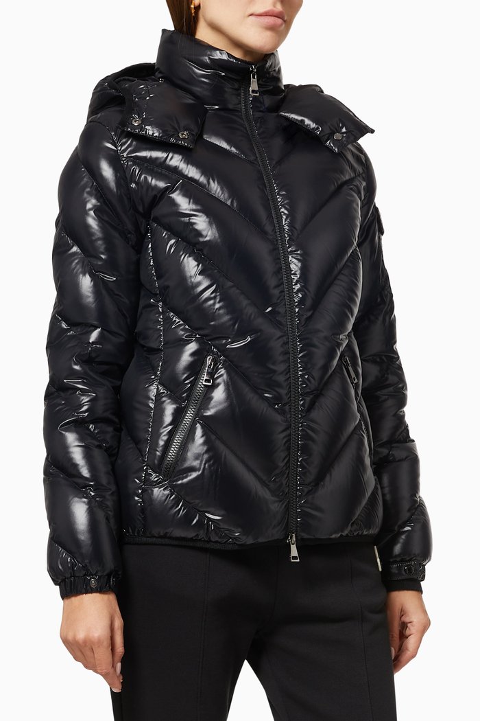

Brouel Jacket in Nylon Laqué, Black