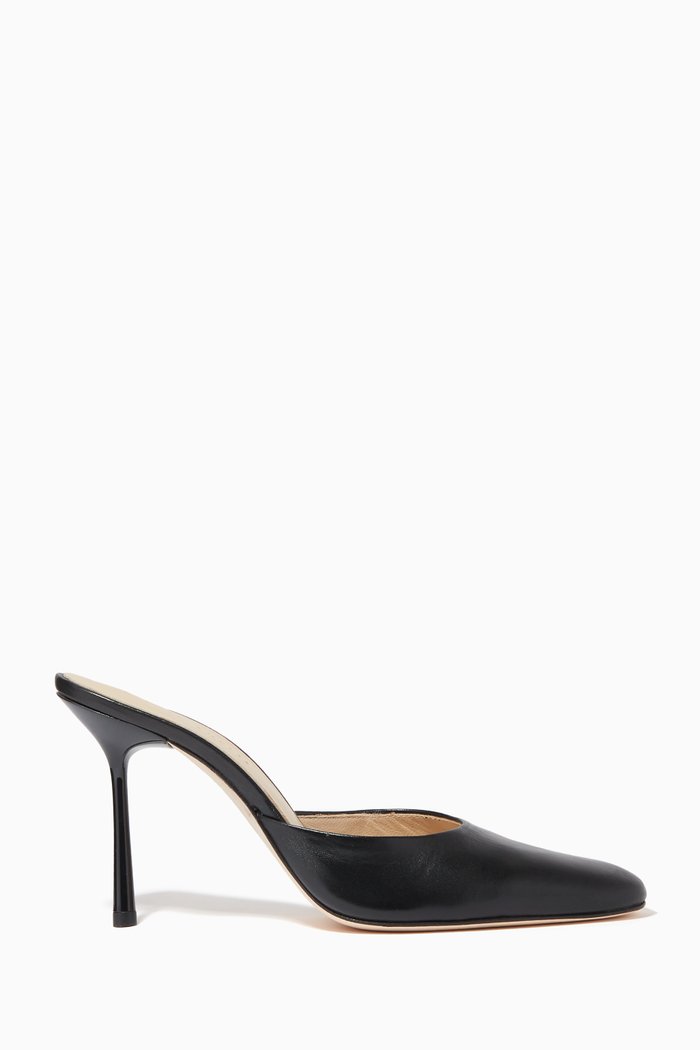 

Sculpt 90 Mules in Leather, Black