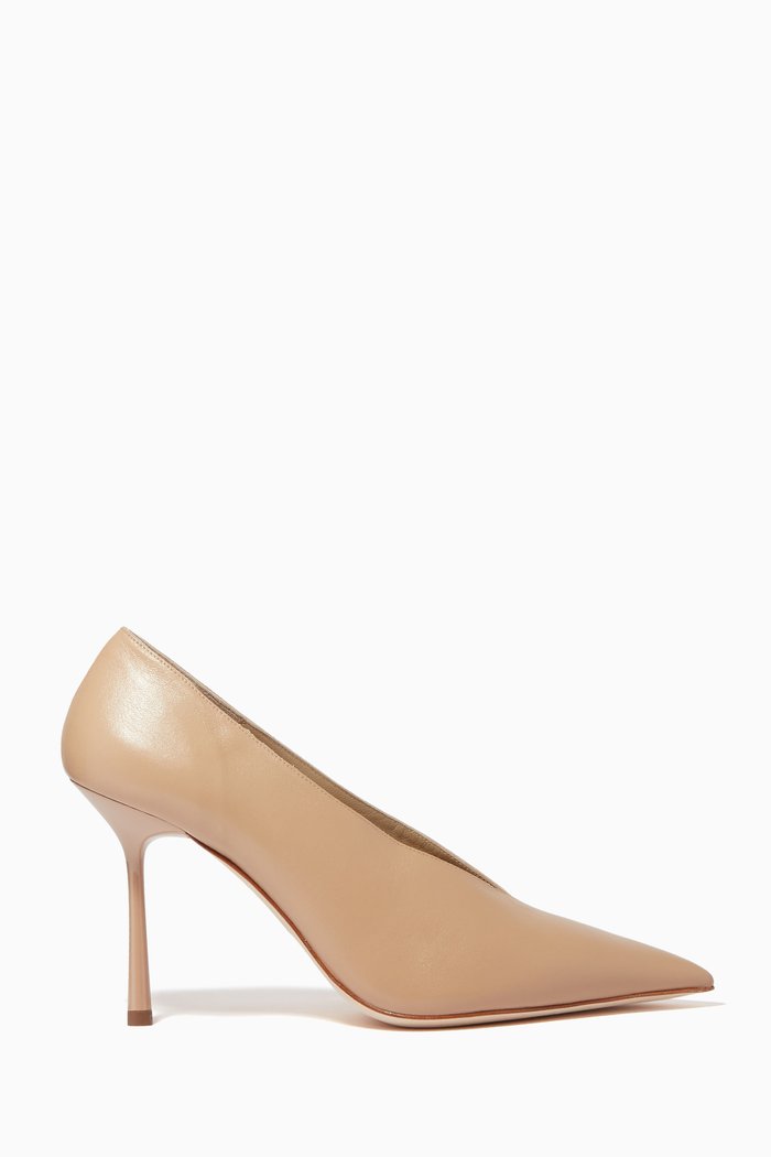 

Blade 90 Pumps in Leather, Neutral