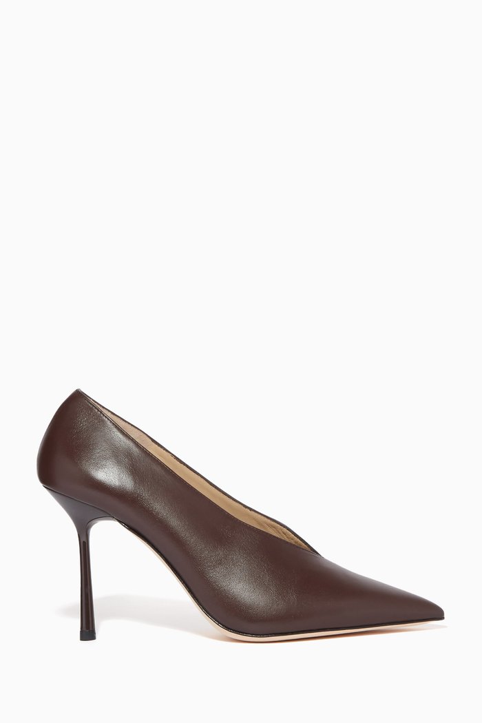 

Blade 90 Pumps in Leather, Brown