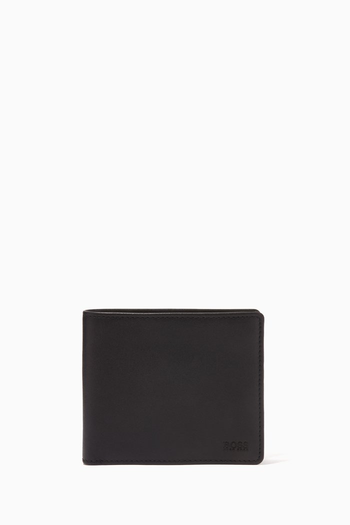 

Majestic Bi-Fold Wallet in Leather, Black