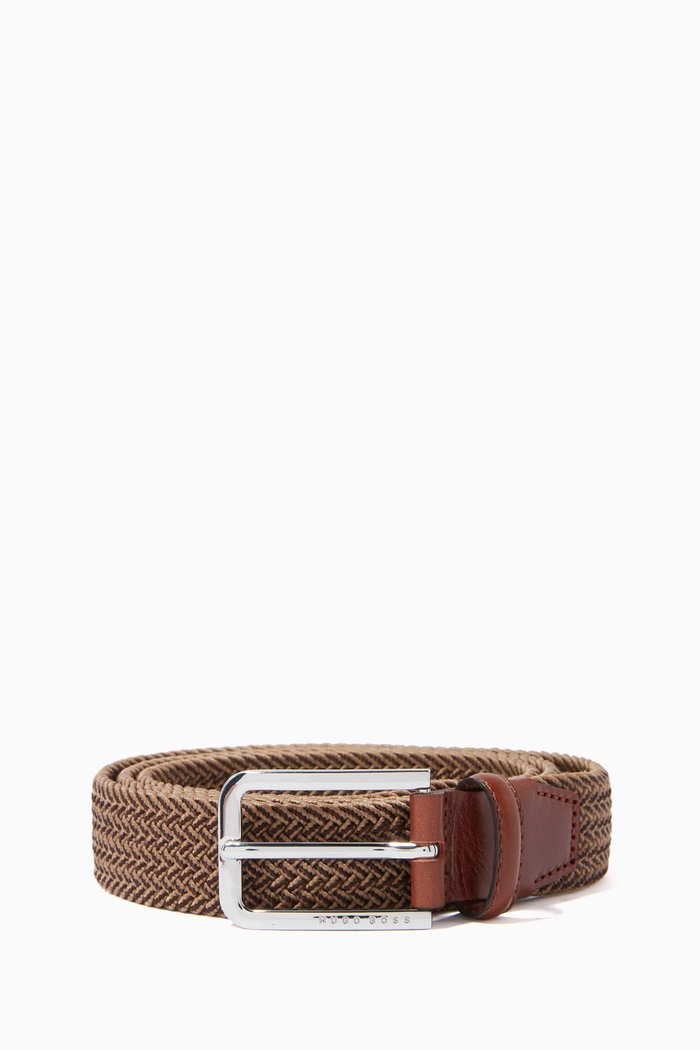 

Clorio Woven Belt, Brown