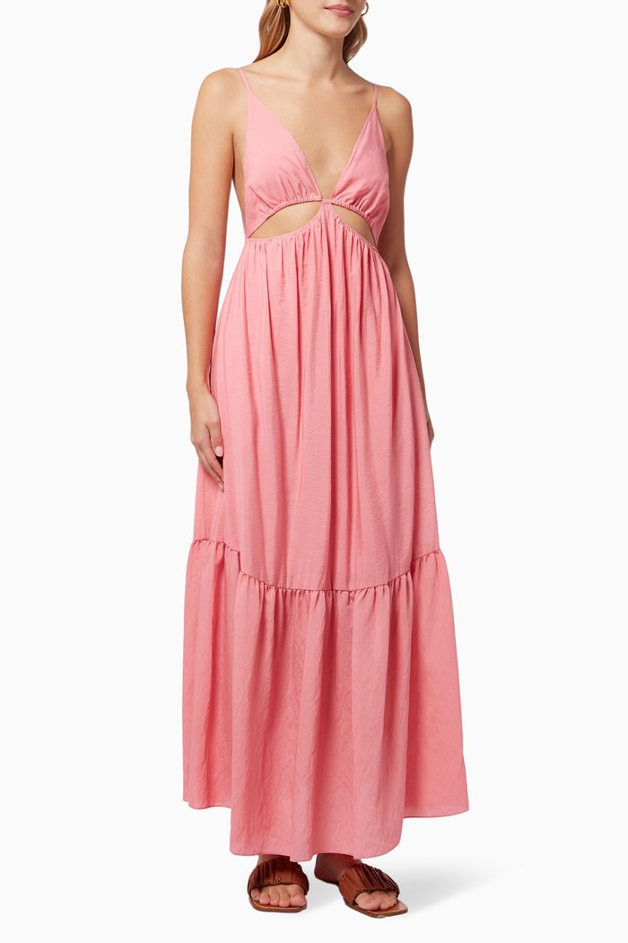 

Calliope Swim Coverup Dress in Rayon Blend, Pink