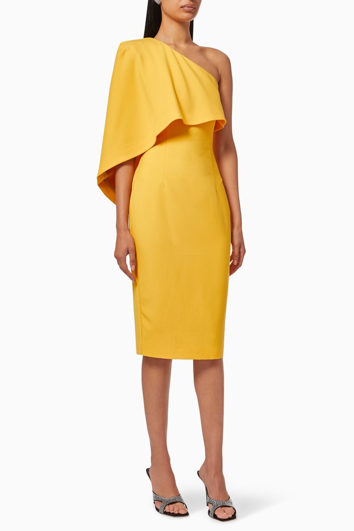 

One Shoulder Dress, Orange