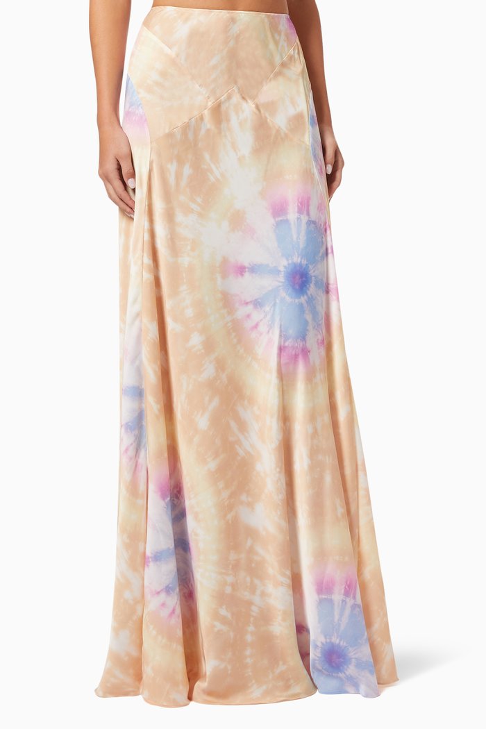 

Tie Dye Floral Skirt, Pink