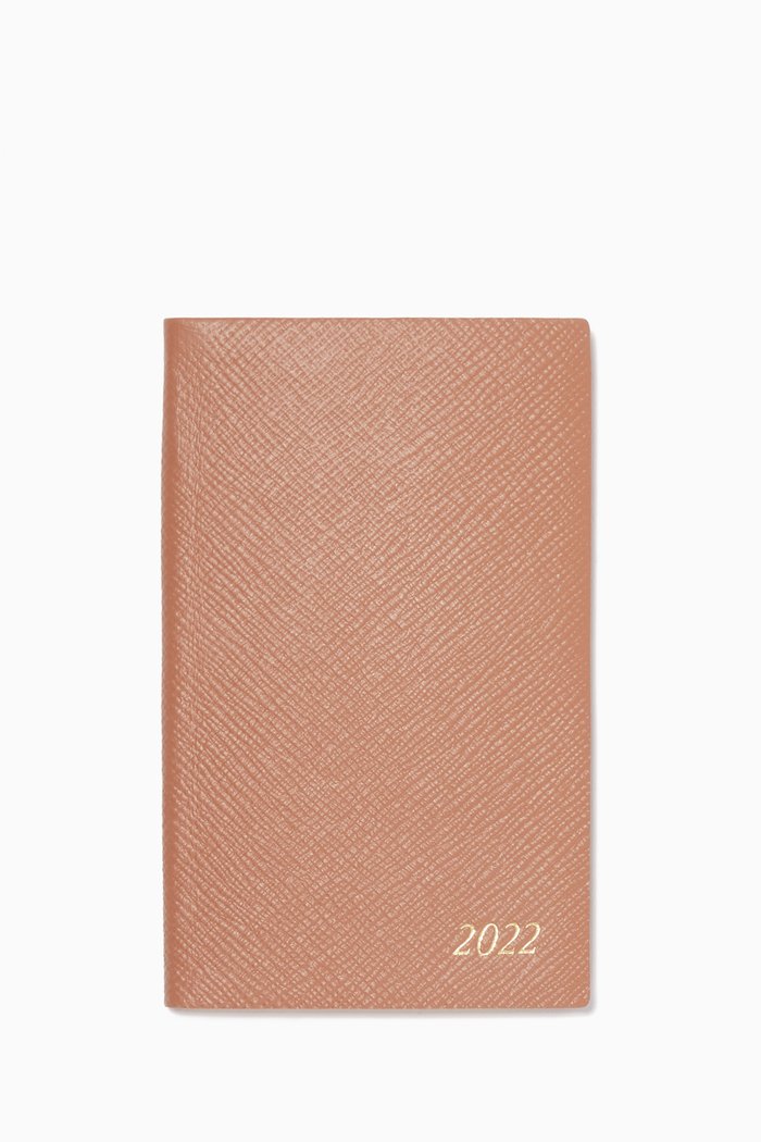 

2022 Panama Pocket Diary in Crossgrain Leather, Neutral