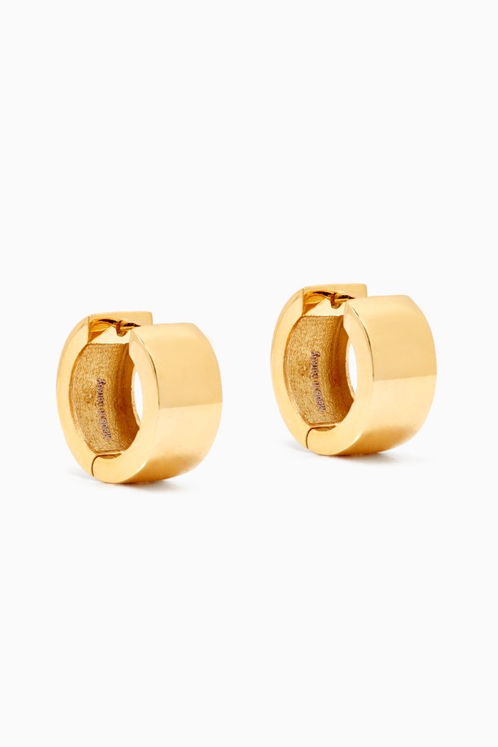 

Huggies in 24k Gold Plated Sterling Silver