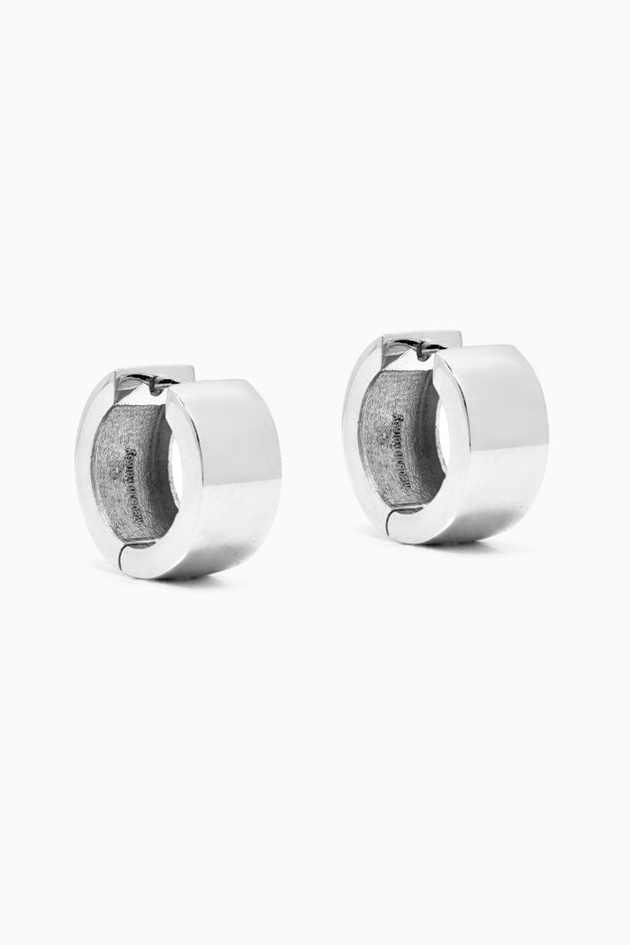 

Huggies in Sterling Silver