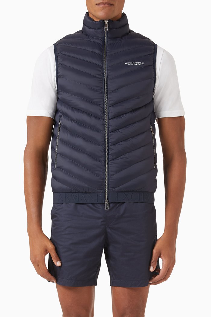 

AX Quilted Jacket, Blue
